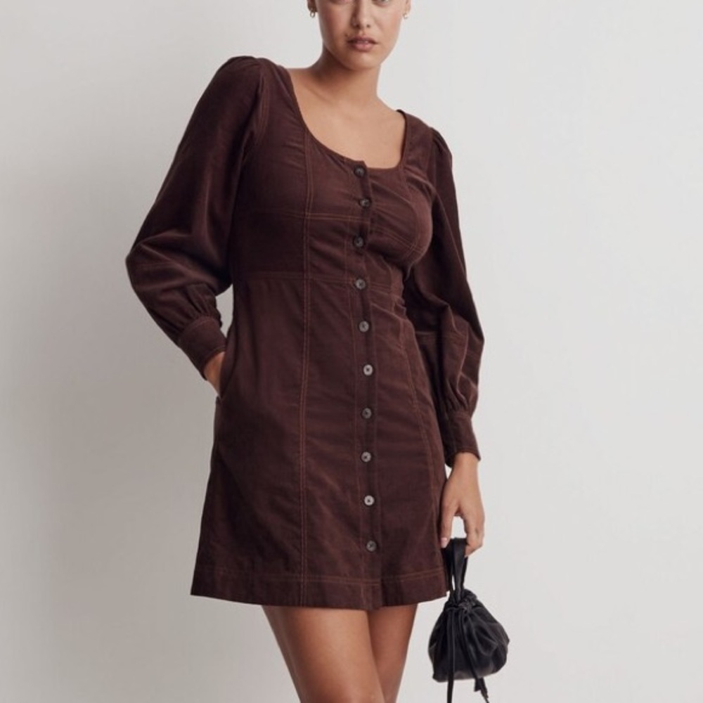 Madewell Brown Corduroy Dress XXL